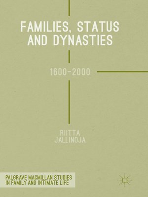 cover image of Families, Status and Dynasties